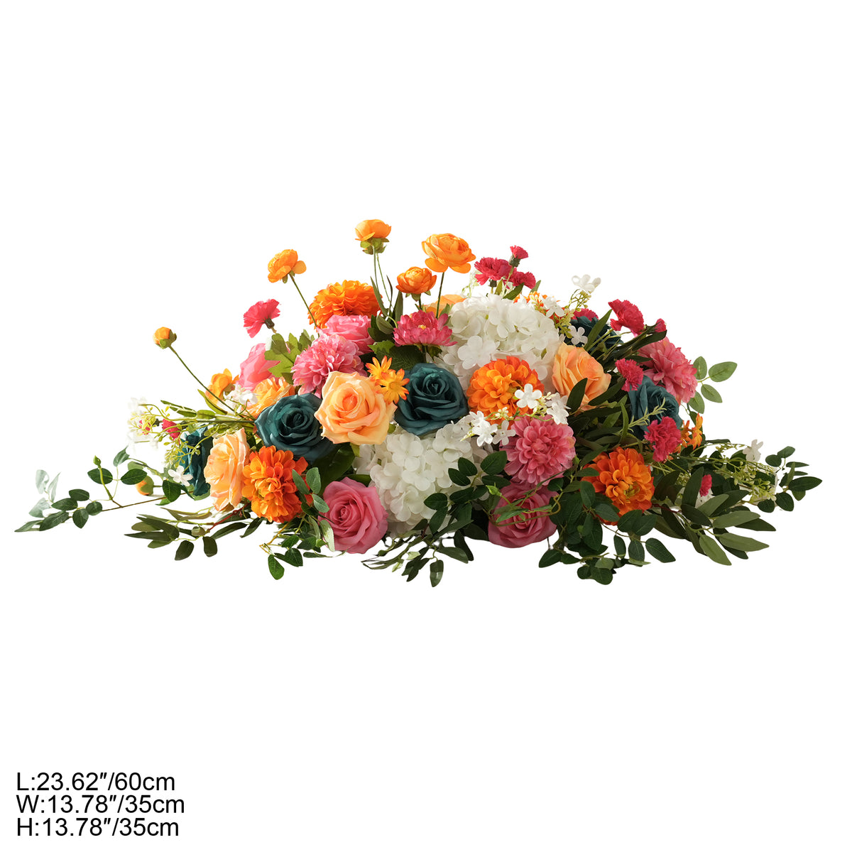 wedding flower pack including swags and table centerpieces