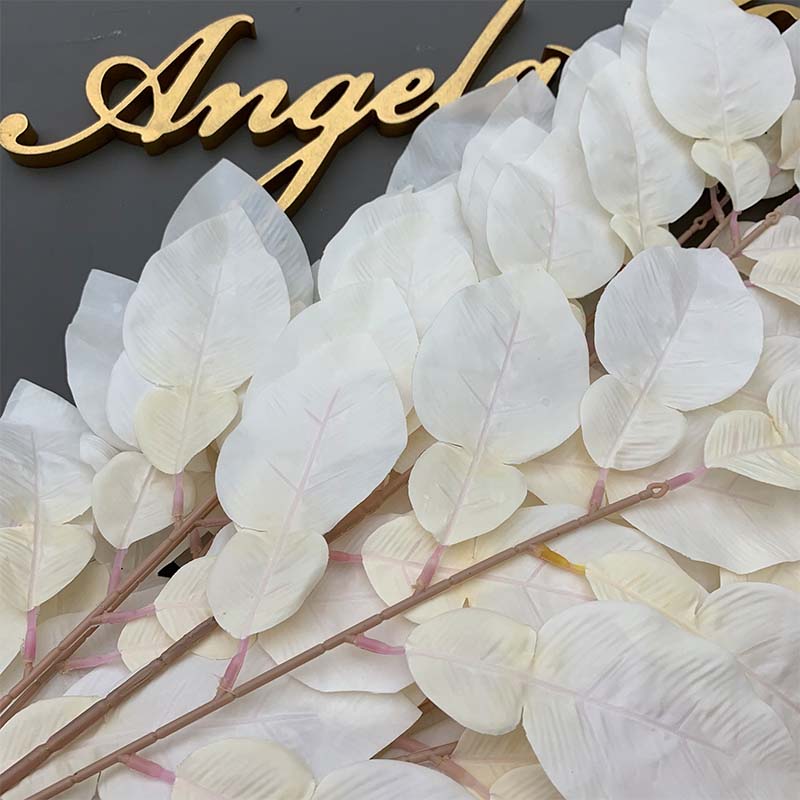 ivory preserved ruscus bundle for bridal arrangements