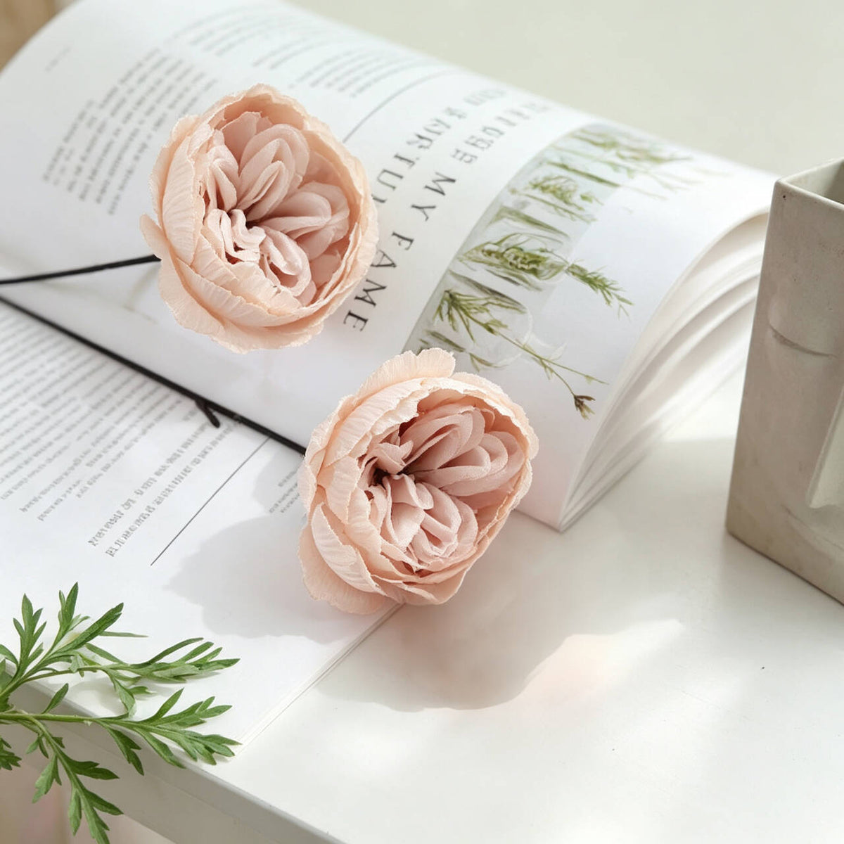 soft faux flower for wedding bouquet filler