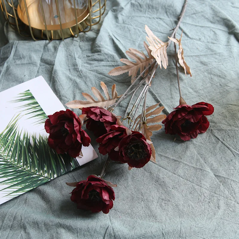 simple_layout_fake_anemone_stems_flatlay