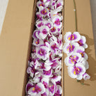 Hot Pink Artificial Phalaenopsis Orchid Stem