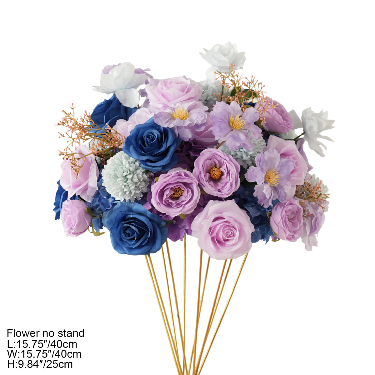 Fall wedding table flower kit with flower balls and long flower rows