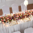 Romantic dusty mauve pink artificial flower,  perfect for wedding reception tables