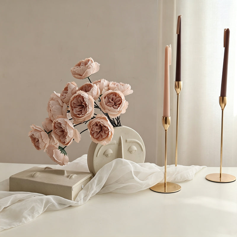artificial rose wedding reception flowers