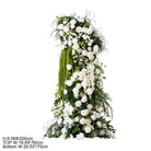 romantic-white-bloom-arch-greenery