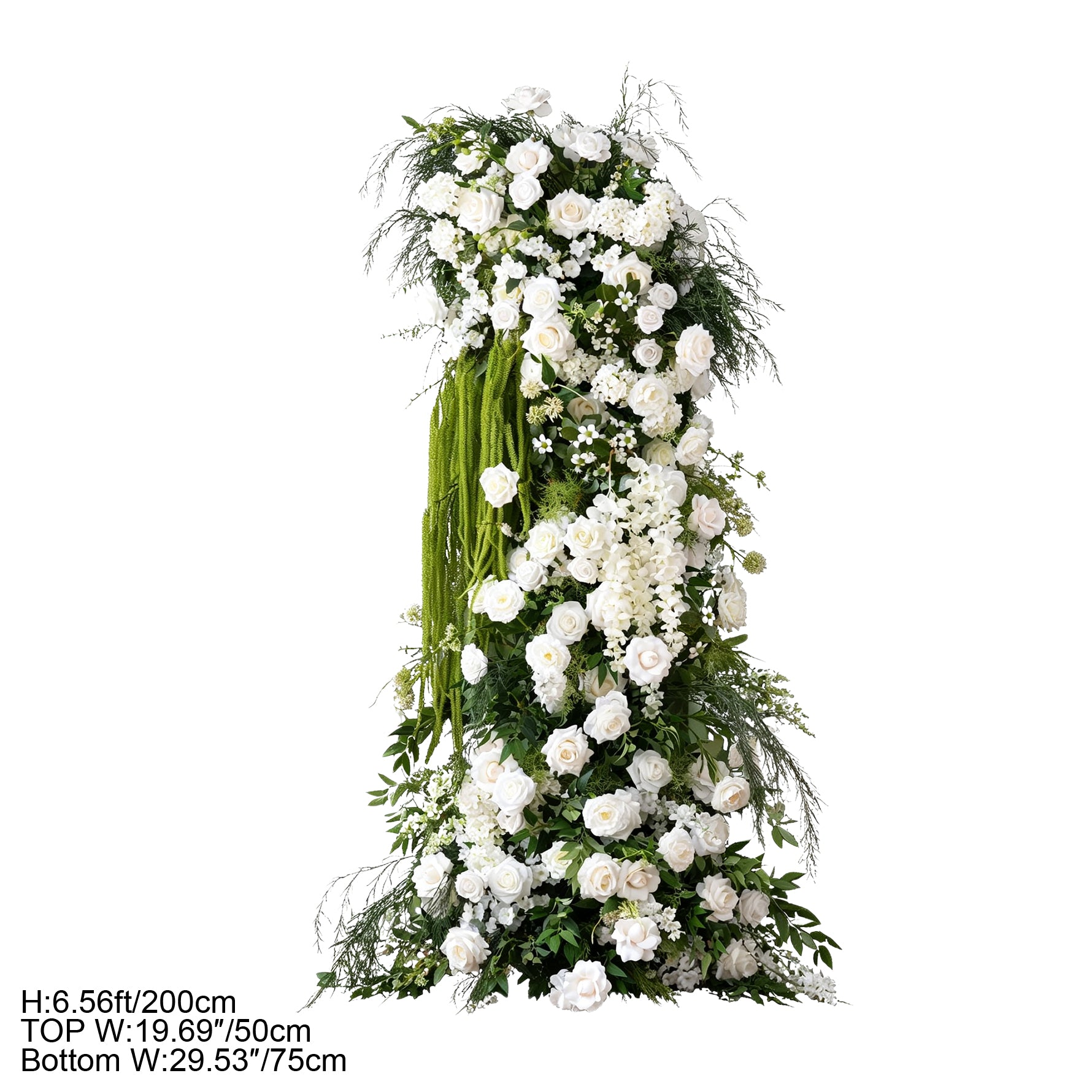 romantic-white-bloom-arch-greenery