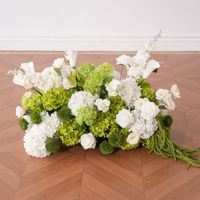 A9112 Green Vine Hydrangea Table Centerpiece Floor Aisle Flower