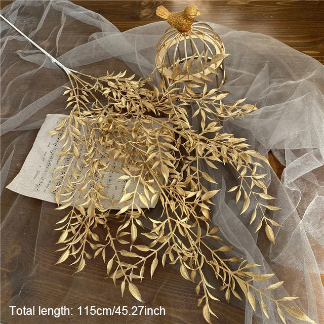 gold grass flower arrangement material 