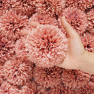 colorful-faux-flower-pompom-bouquet