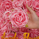 assorted‑tone‑fake‑large‑rose‑heads‑grey‑soft‑background