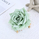 White Faux Rose Blooms for Wedding Flower Decorations