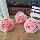 High Quality Silk Rose Heads for Handmade Flower Crafts
