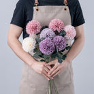 silk_pom_pom_flower_size_dimension_chart