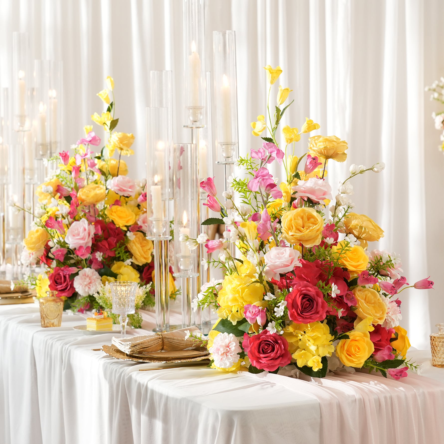 romantic-mixed-flower-table-decoration