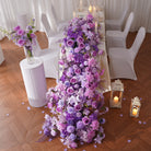 lavender-faux-flower-wedding-centerpiece