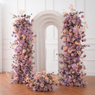 Mauve Purple Floral Row for Wedding Panel
