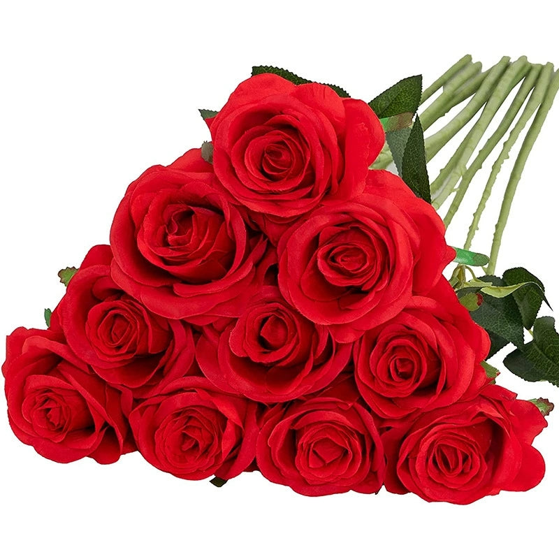 Premium Faux Rose Flowers