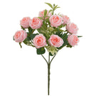 1. Pale peach faux rose flower bunch