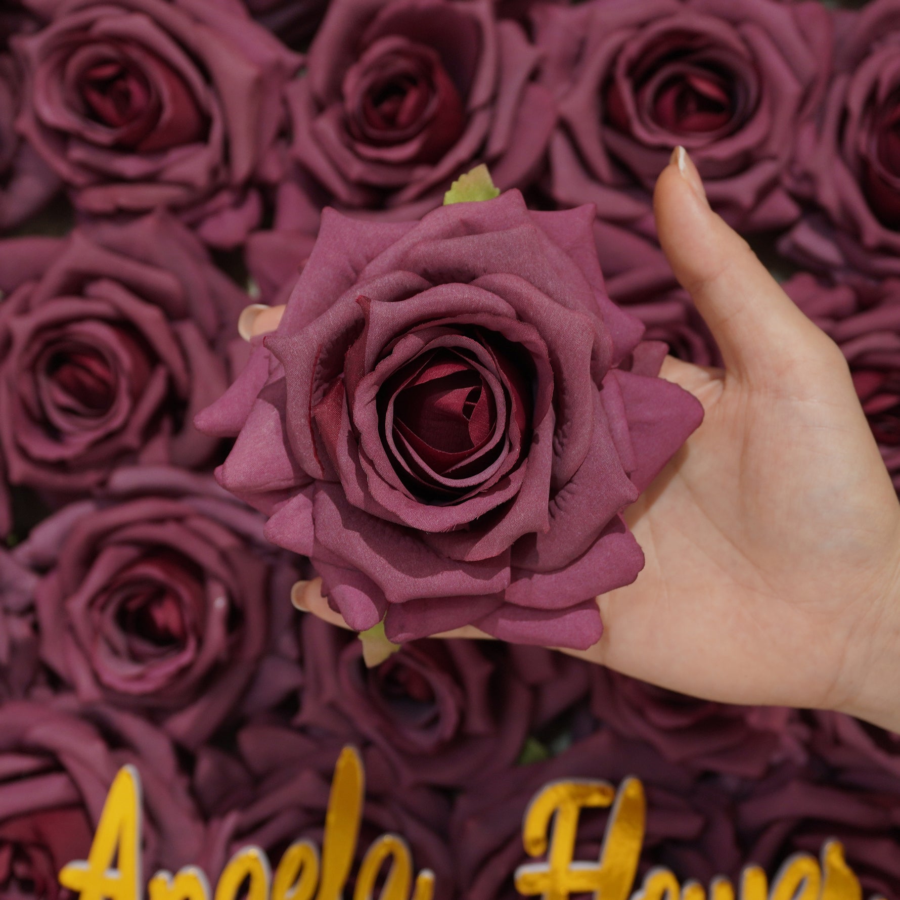 bulk‑faux‑rose‑flower‑heads‑mauve‑blush‑ivory‑wholesale‑supply
