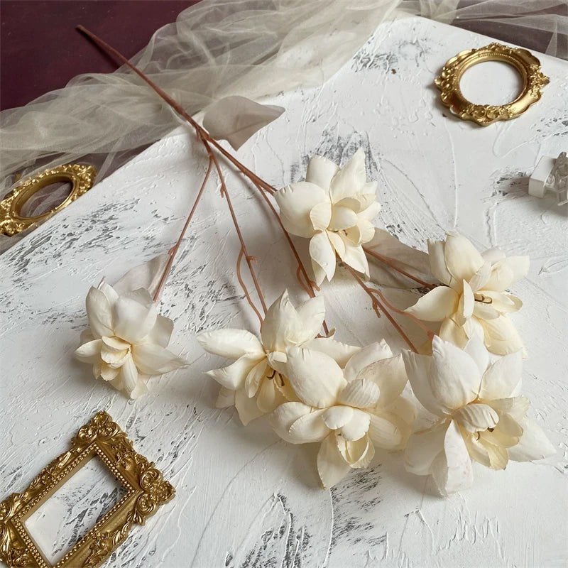 Fall Warm Tone Silk Flower Vase Display Photo
