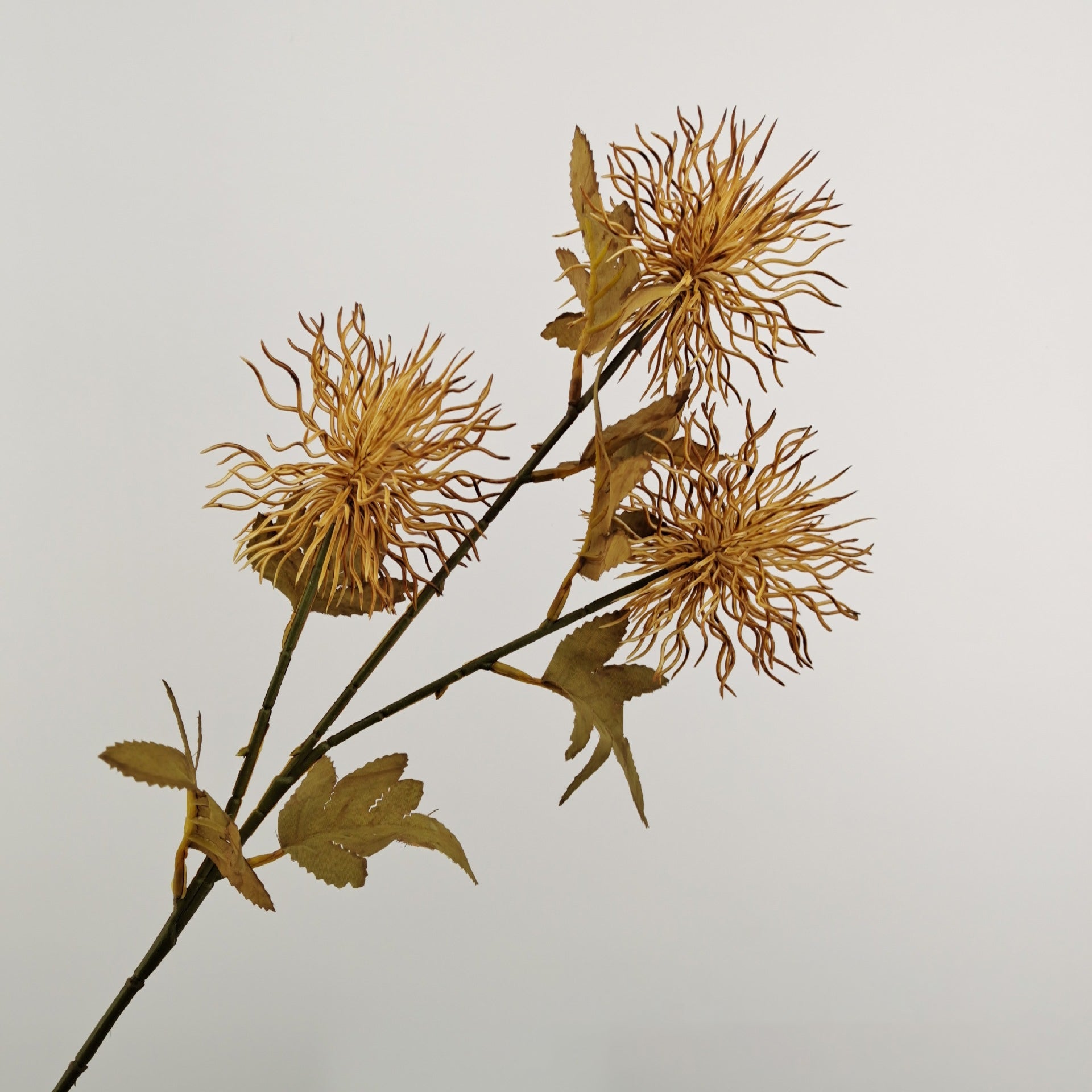 Premium Faux Sea Holly Floral Filler