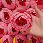 Sage mint artificial ranunculus flowers
