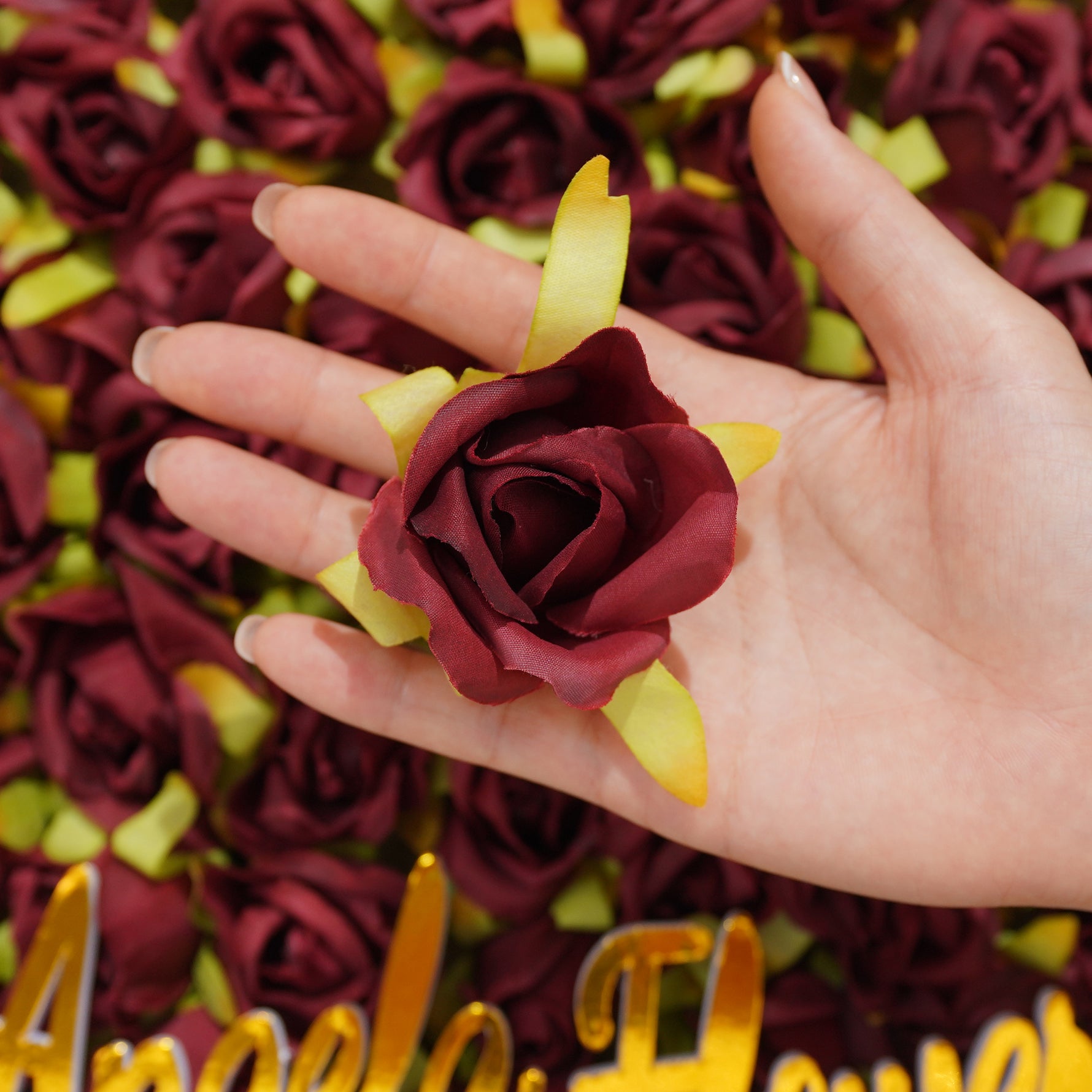 assorted‑color‑faux‑rose‑heads‑wholesale‑supplies