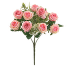 Pastel pink faux rose bouquet