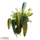 artificial greenery wedding decor