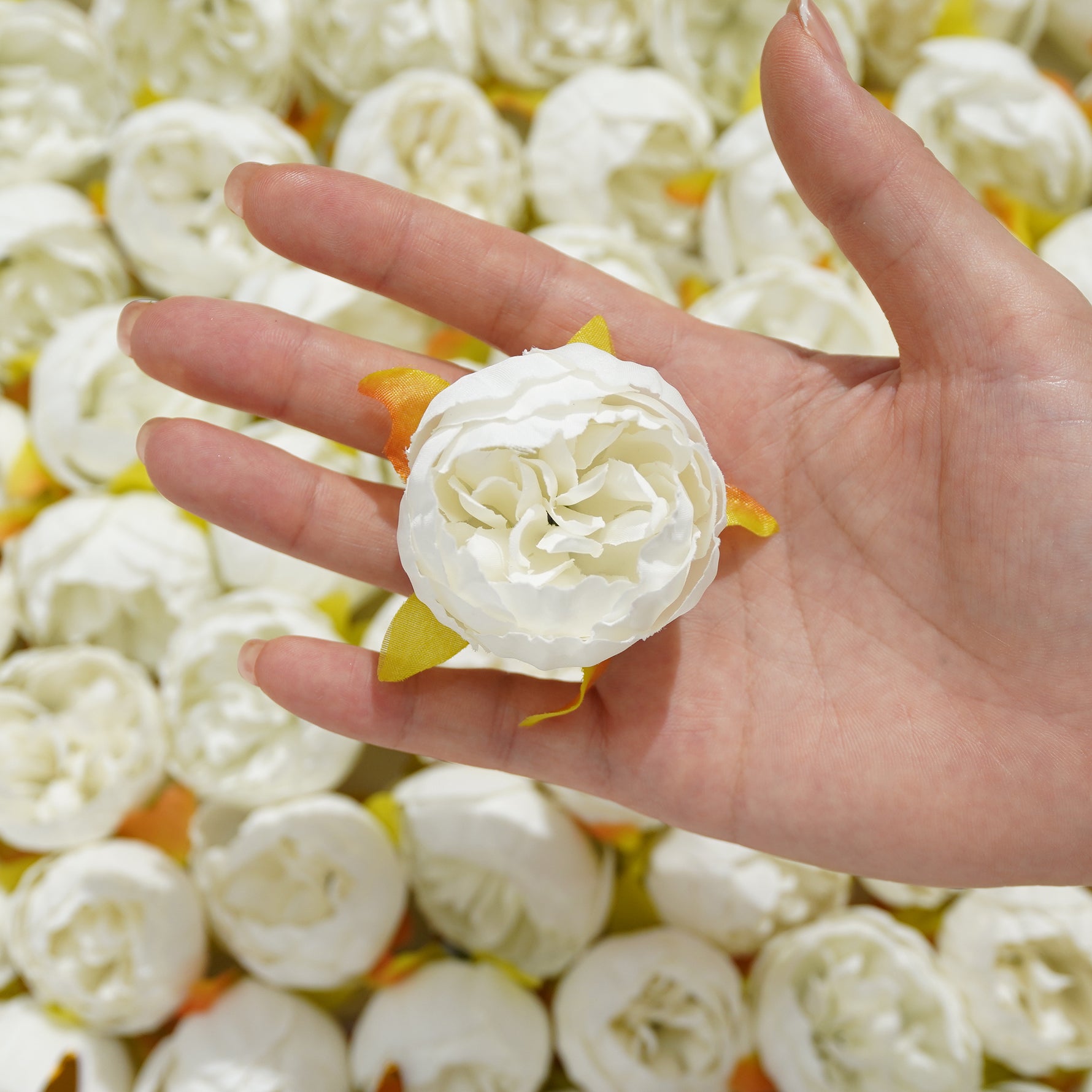 warm_coral_artificial_rose_heads_set