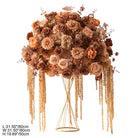 antique fall wedding artificial flower set