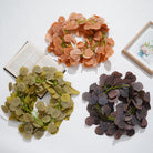 Burgundy artificial eucalyptus vine backdrop decoration