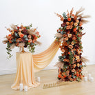 Artificial maple leaf fall floral arrangement