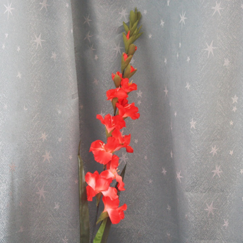fake_gladiolus_with_leaves
