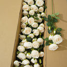 realistic-silk-austin-rose-with-leaves
