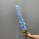 tall faux larkspur stem home interior decoration