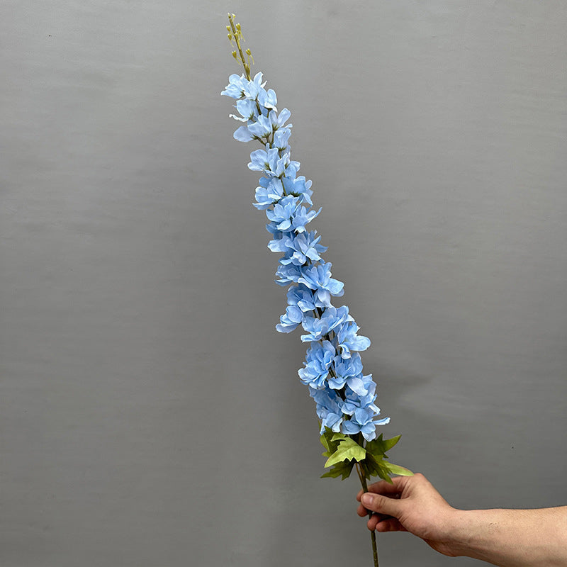 tall faux larkspur stem home interior decoration