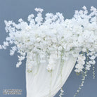 Mist white cherry blossom hanging arch floral