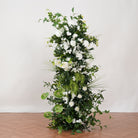 Artificial White Bloom Greenery Aisle Flower Set