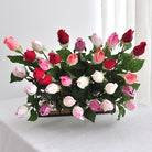 foam-rose-bud-stems-table-centerpiece
