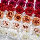 white-fabric-rose-flower-head