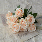 burnt_orange_faux_rose_bunch
