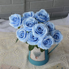light_lavender_faux_rose_bouquet