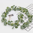artificial greenery hoop for wedding cake topper