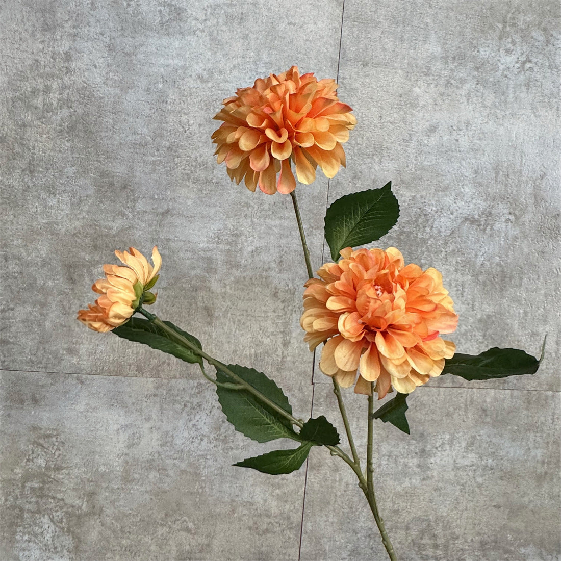 Decorative Faux Dahlia Spray