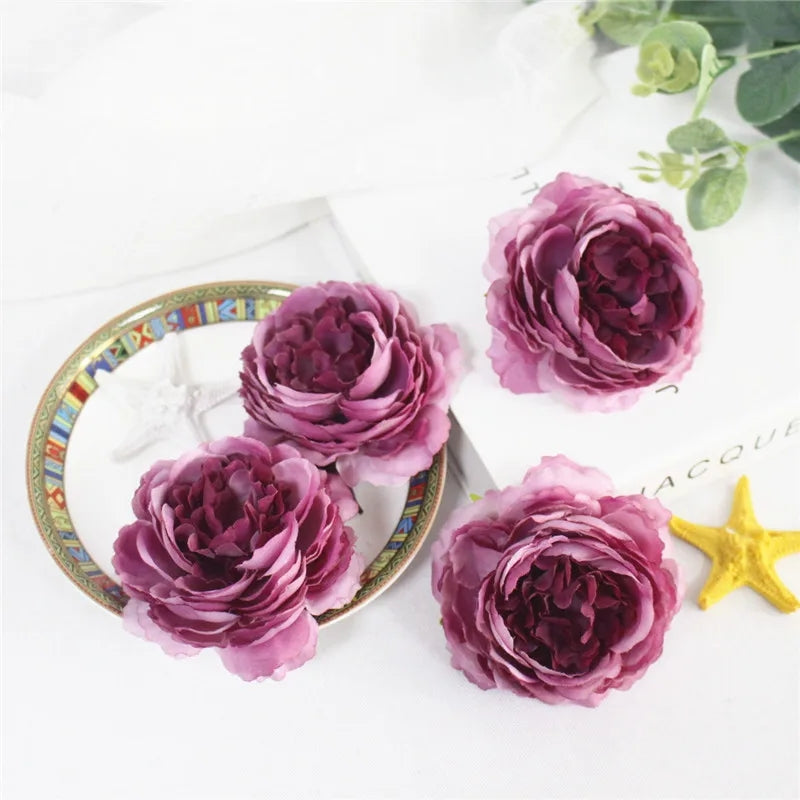 Mixed Color Peony Flower Heads Bulk Wholesale 
