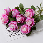 Bridal faux long stem rose arrangement flower