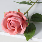 Home decor fake long stem silk rose