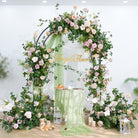 Romantic wedding arch floral swag set