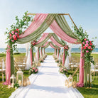 artificial‑bright‑pink‑arch‑hanging‑floral‑arrangement
